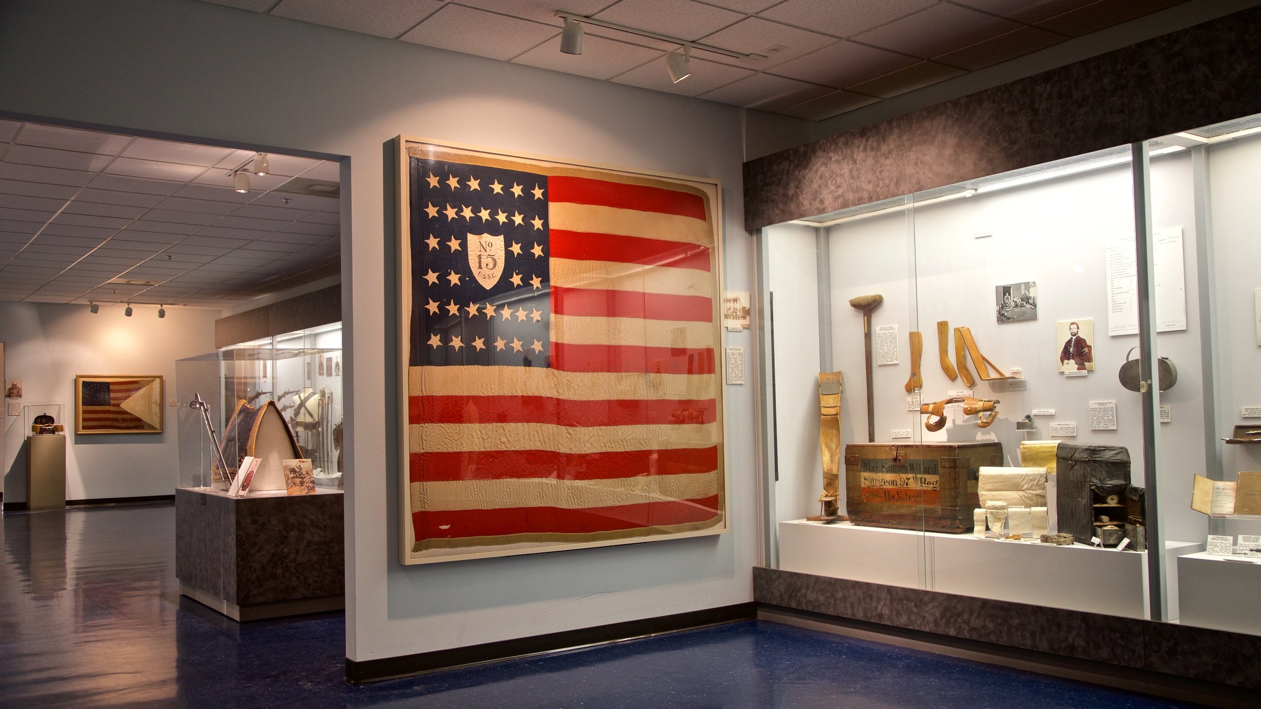 Texas Civil War Museum featuring interior views and heritage elements