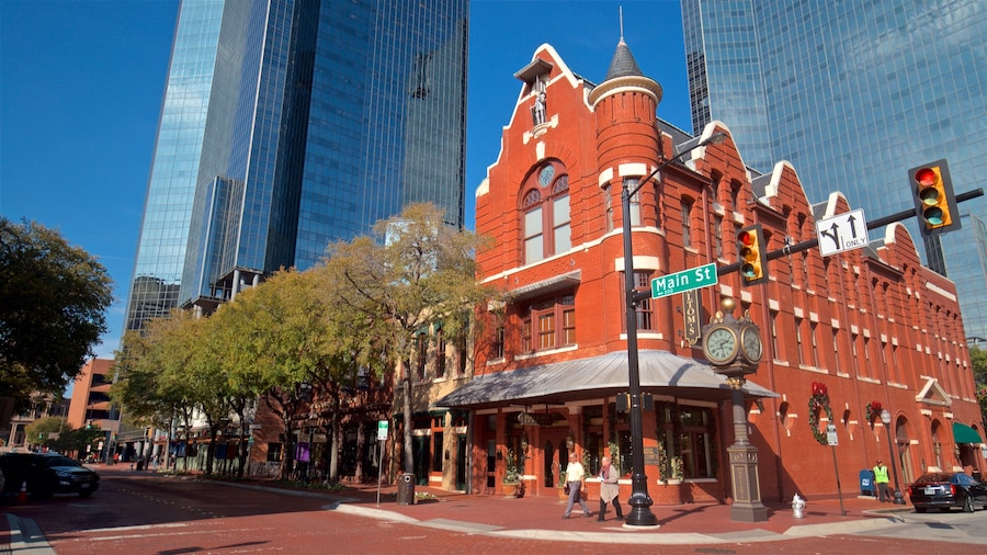 Sundance Square which includes a city and heritage elements