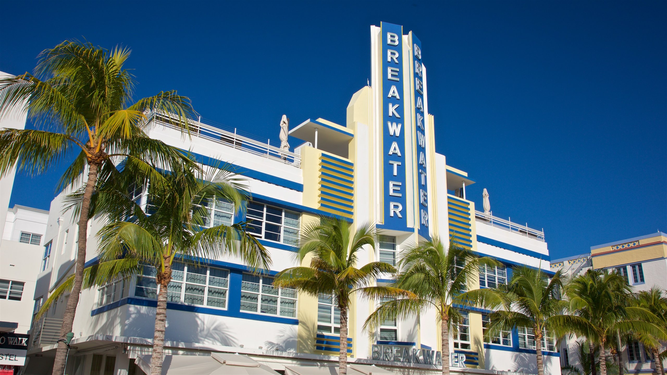 Art Deco Historic District featuring signage