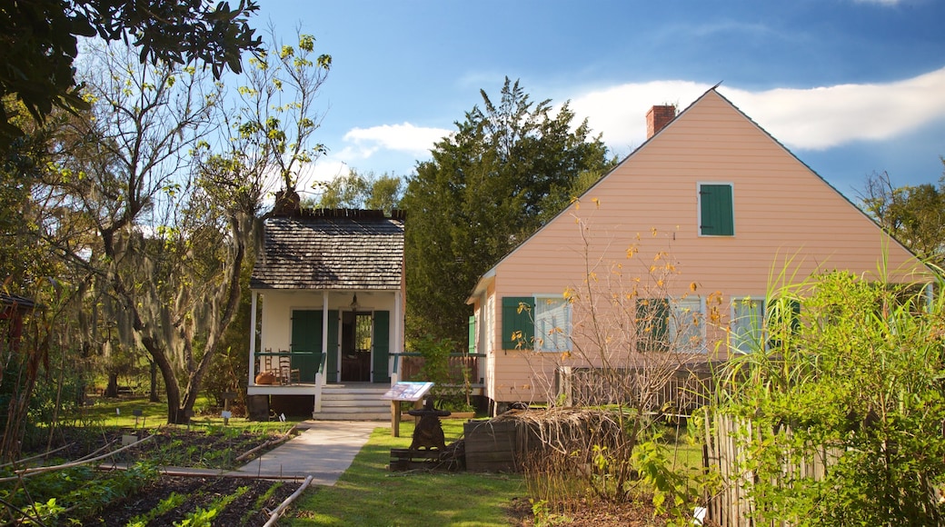 Vermilionville mettant en vedette une maison