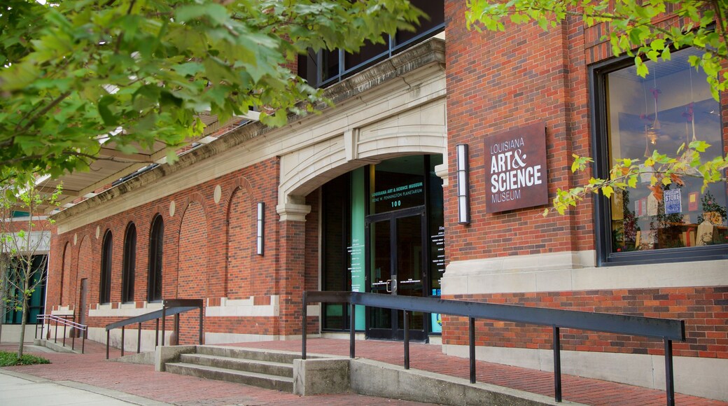 Louisiana Art and Science Museum featuring signage