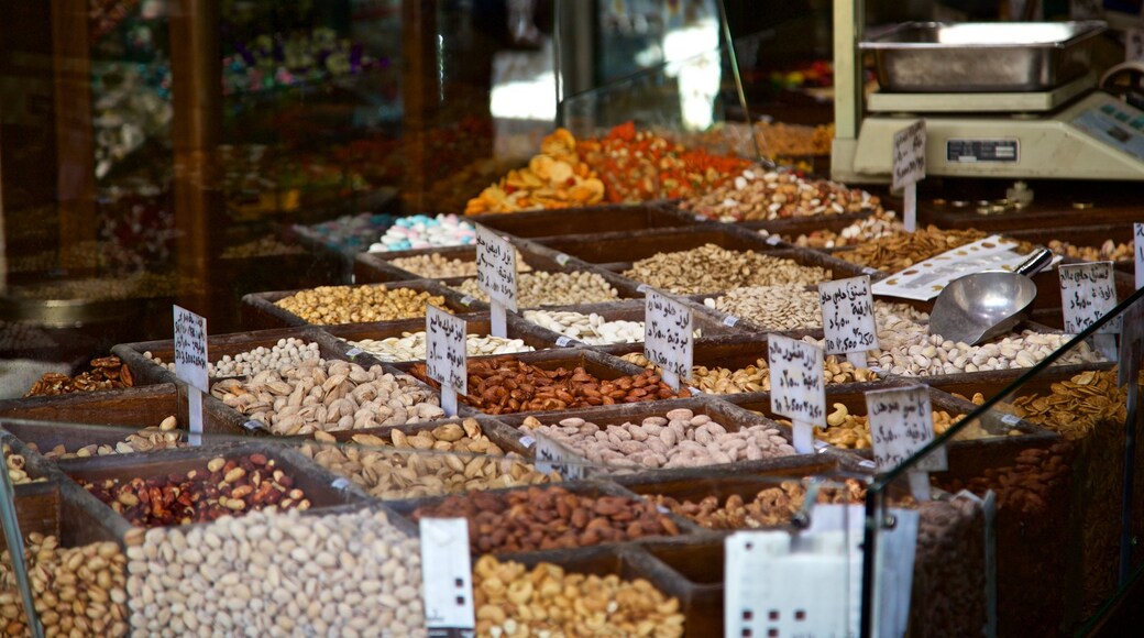 Amman which includes food and markets