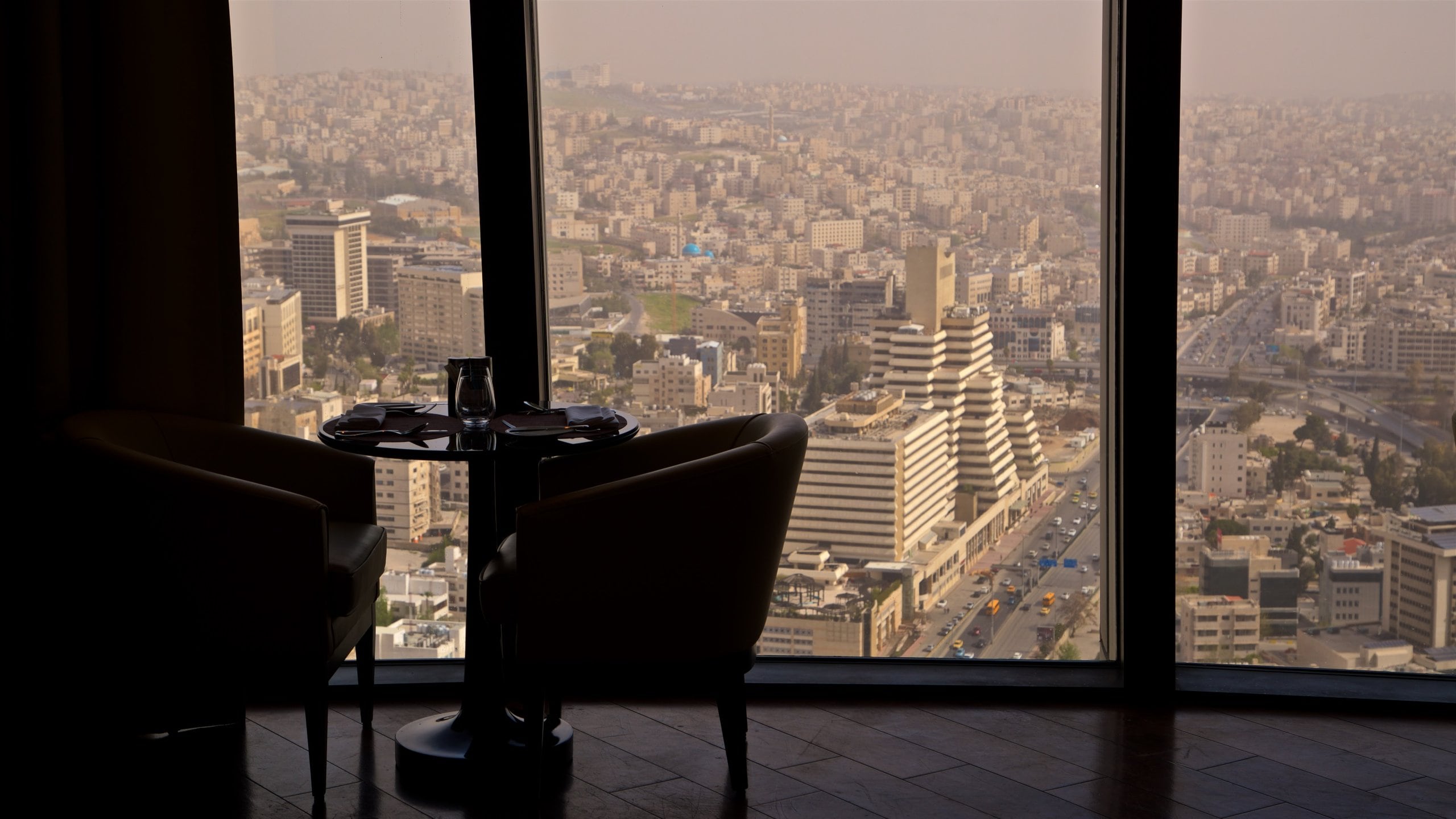 Jordan featuring interior views and a city