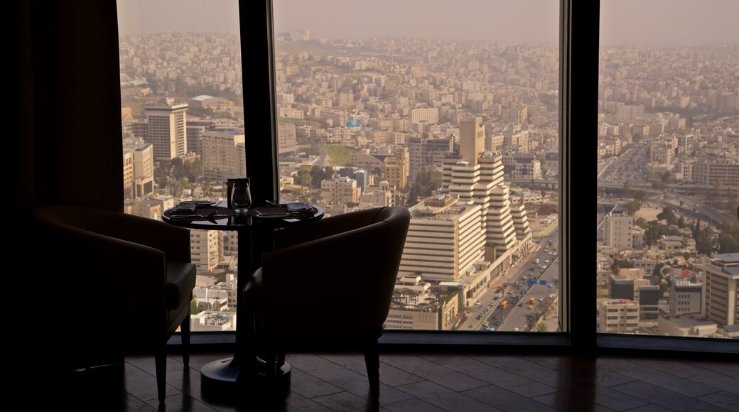 Jordan featuring interior views and a city