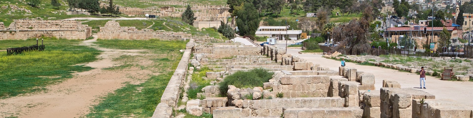 Hippodrome featuring tranquil scenes, heritage architecture and building ruins