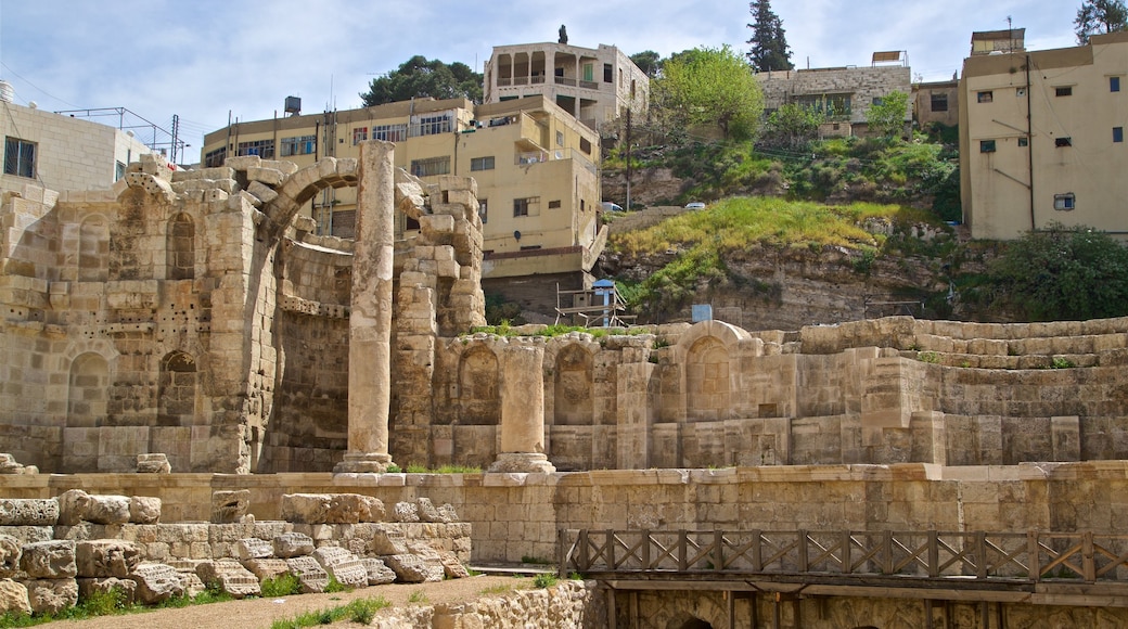 Nymphaeum showing heritage elements and a ruin