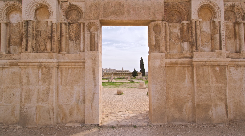 Jabal al-Qal\'a, Amman, Jordan som viser kulturarv