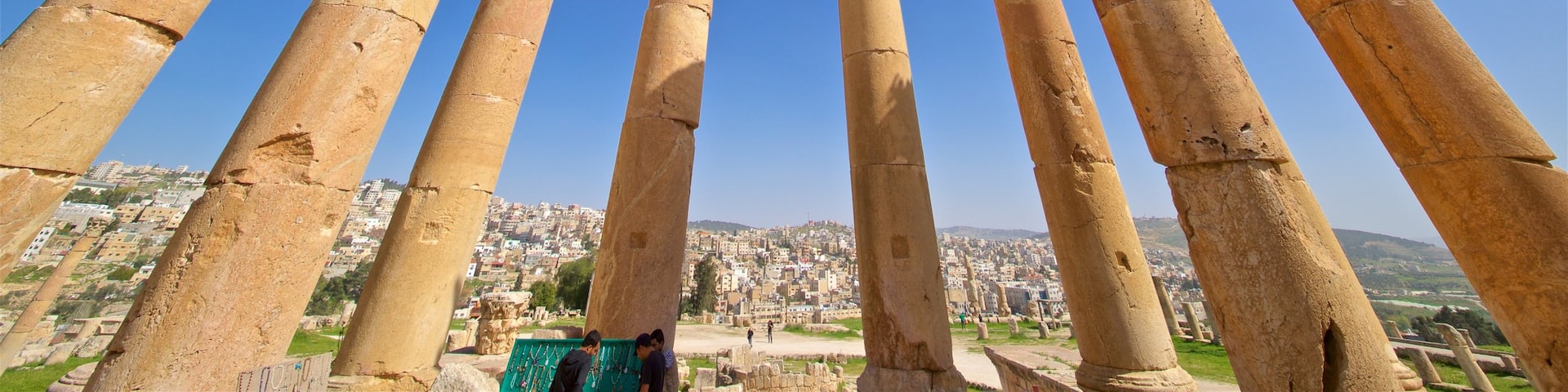 Jerash Temple of Artemis which includes heritage architecture