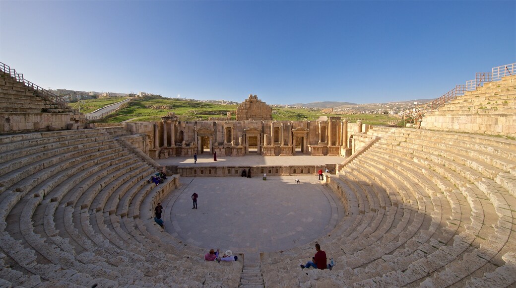 South Theater which includes theatre scenes, heritage elements and landscape views