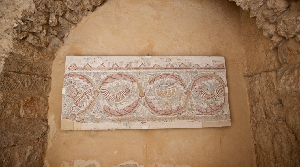 Parque arqueológico de Madaba ofreciendo arte y elementos del patrimonio