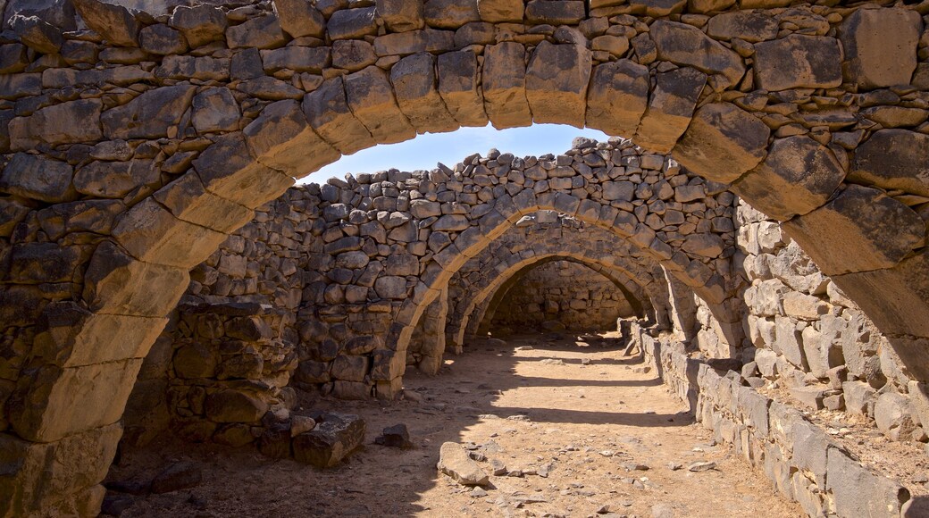 Forteresse Qasr al-Azraq mettant en vedette patrimoine historique