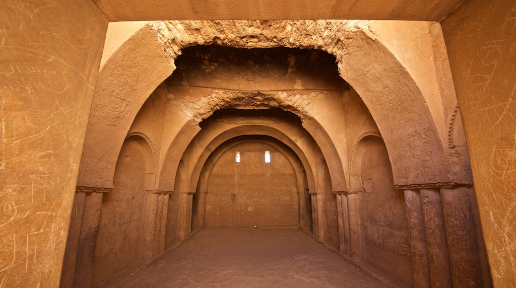 Qasr Kharana which includes heritage elements and interior views