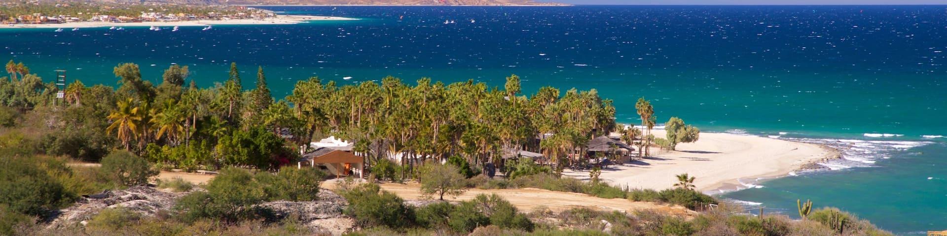 Los Barriles which includes landscape views and general coastal views