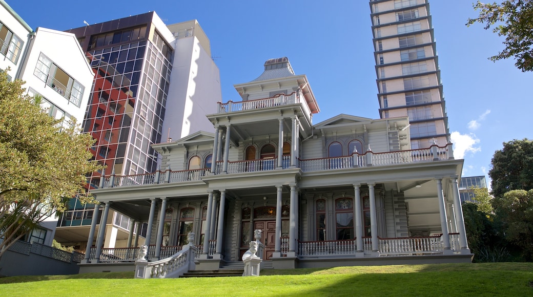 Antrim House showing heritage architecture and a house