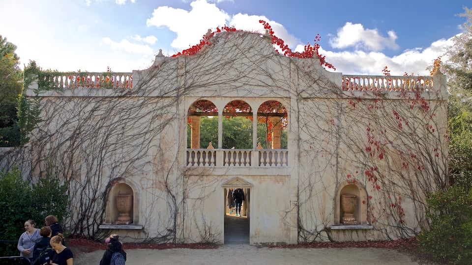 Hamilton Gardens which includes heritage elements and wildflowers