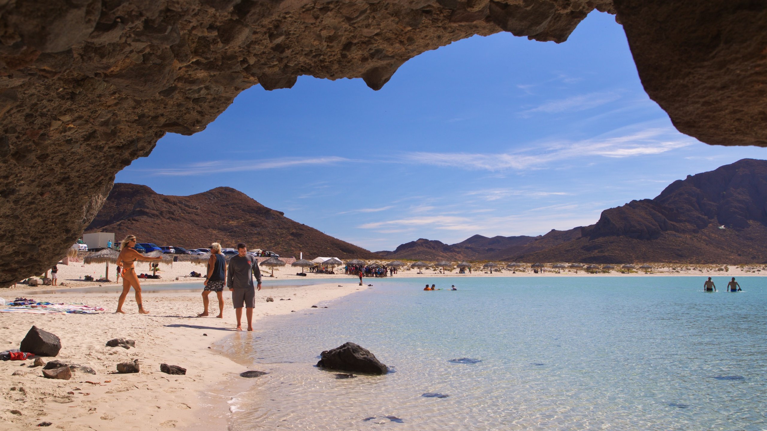 Plage Balandra, Pichilingue, Basse-Californie du Sud, Mexique