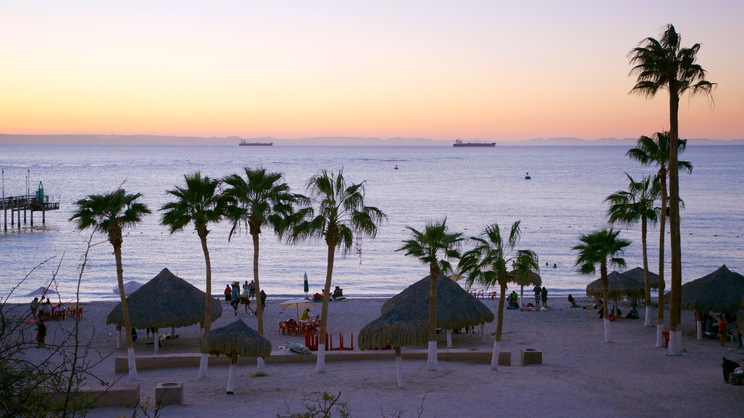 Plage El Coromuel, La Paz, Basse-Californie du Sud, Mexique