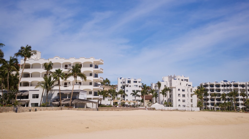 Costa Azul Beach which includes general coastal views, a beach and a coastal town