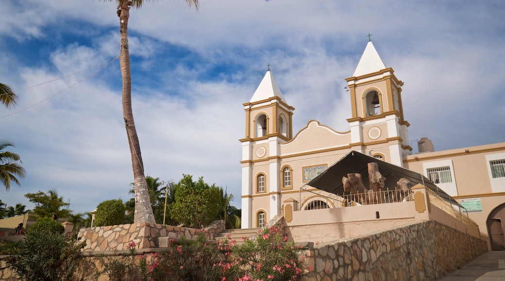 Mission of San Jose showing heritage architecture and a church or cathedral