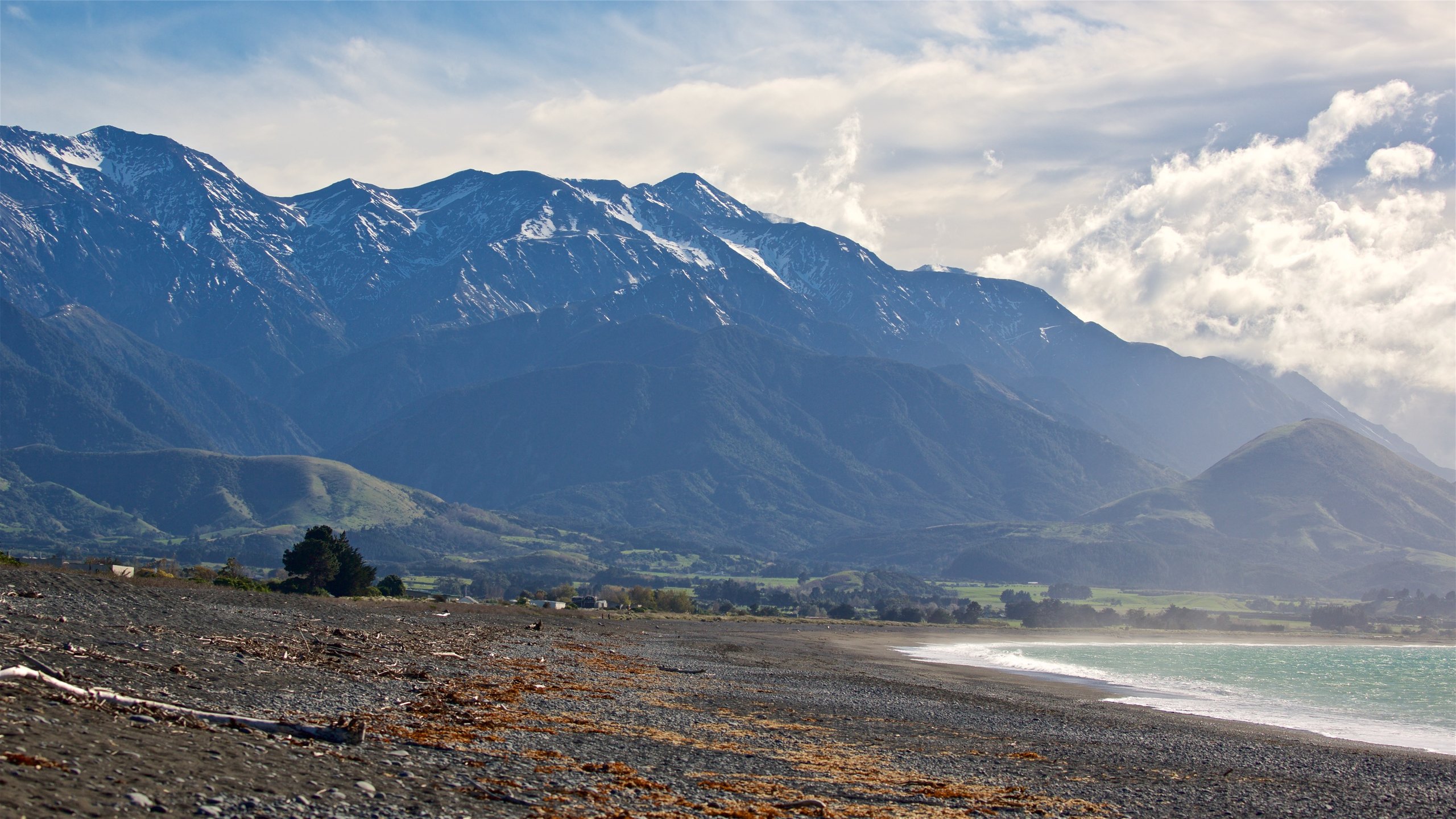 Kaikoura which includes general coastal views and landscape views