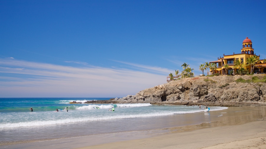 Los Cerritos Beach which includes general coastal views and a sandy beach