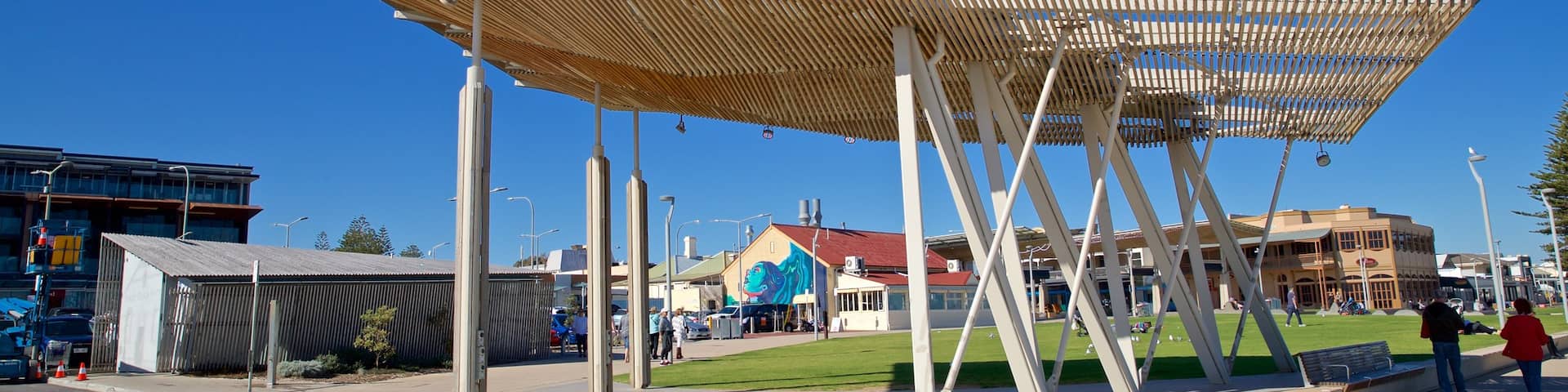 Henley Beach featuring a park