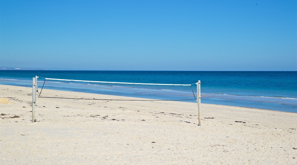 Henley Beach showing a sandy beach and general coastal views