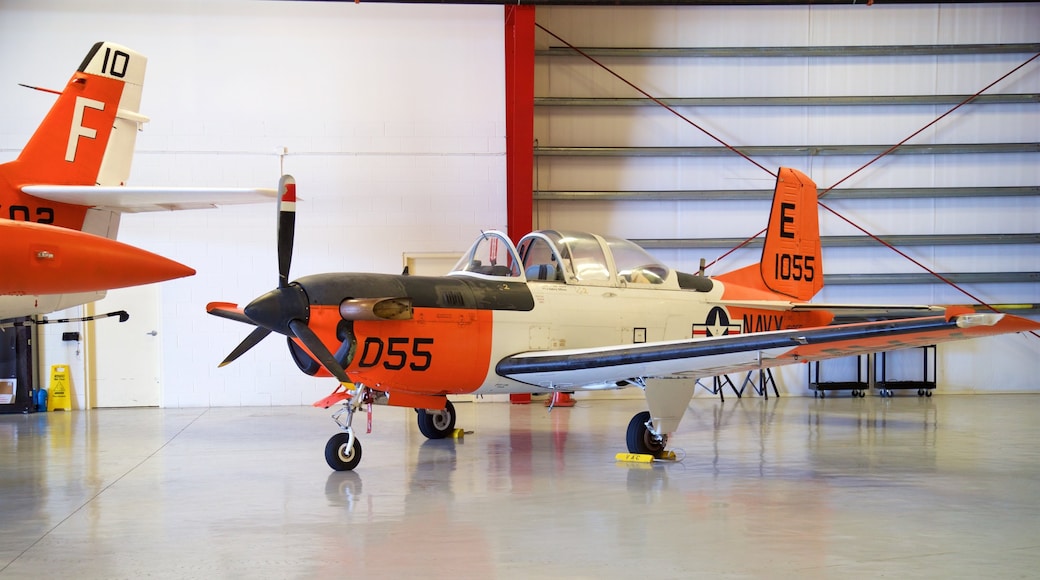 Valiant Air Command Warbird Museum showing interior views and military items