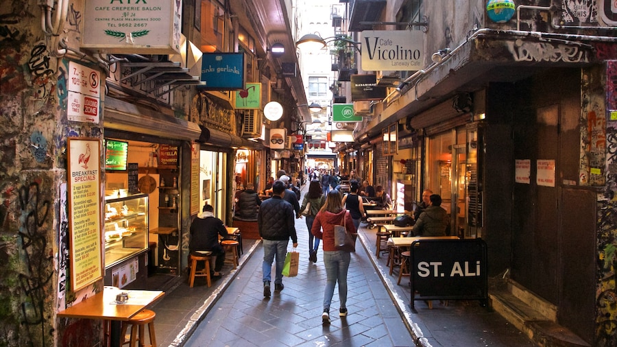 Calle comercial Flinders Lane