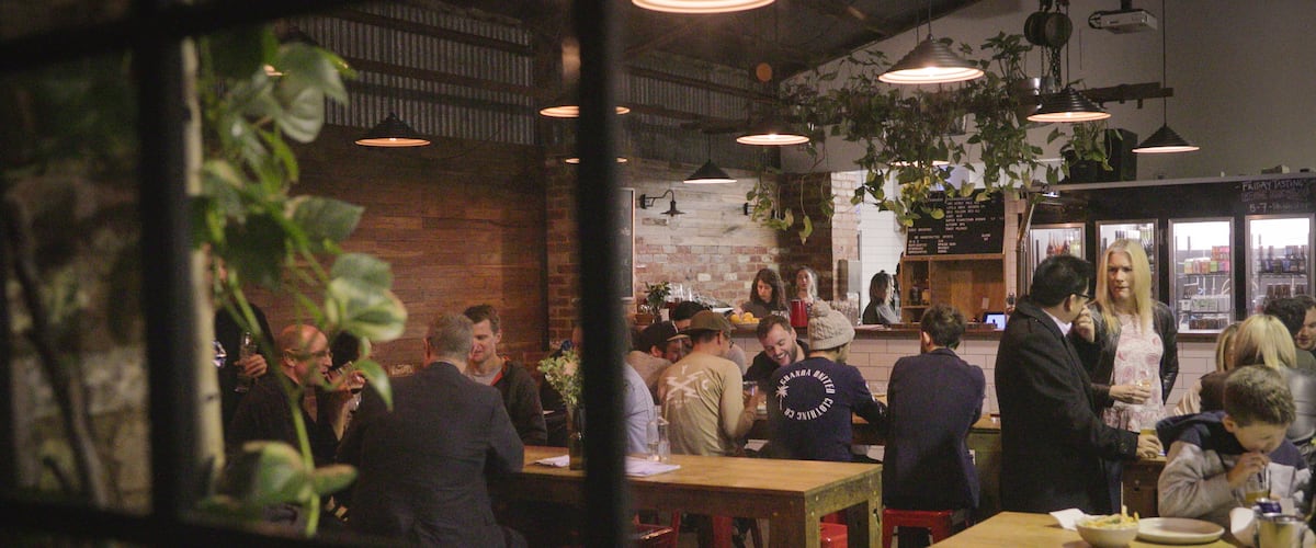 The Public Brewery which includes a bar, interior views and nightlife