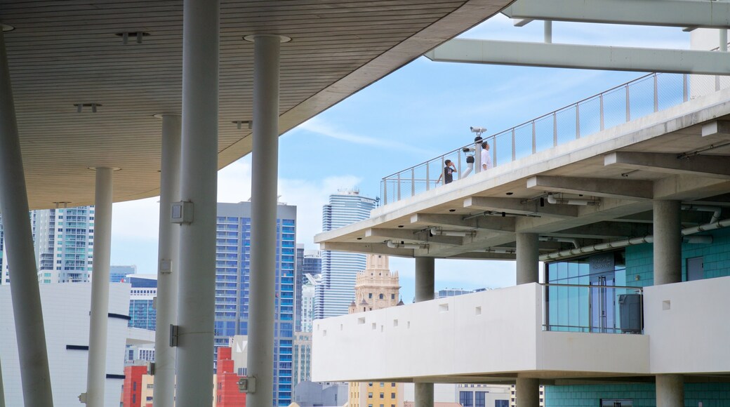 Miami Museum of Science and Space Transit Planetarium featuring views and a city