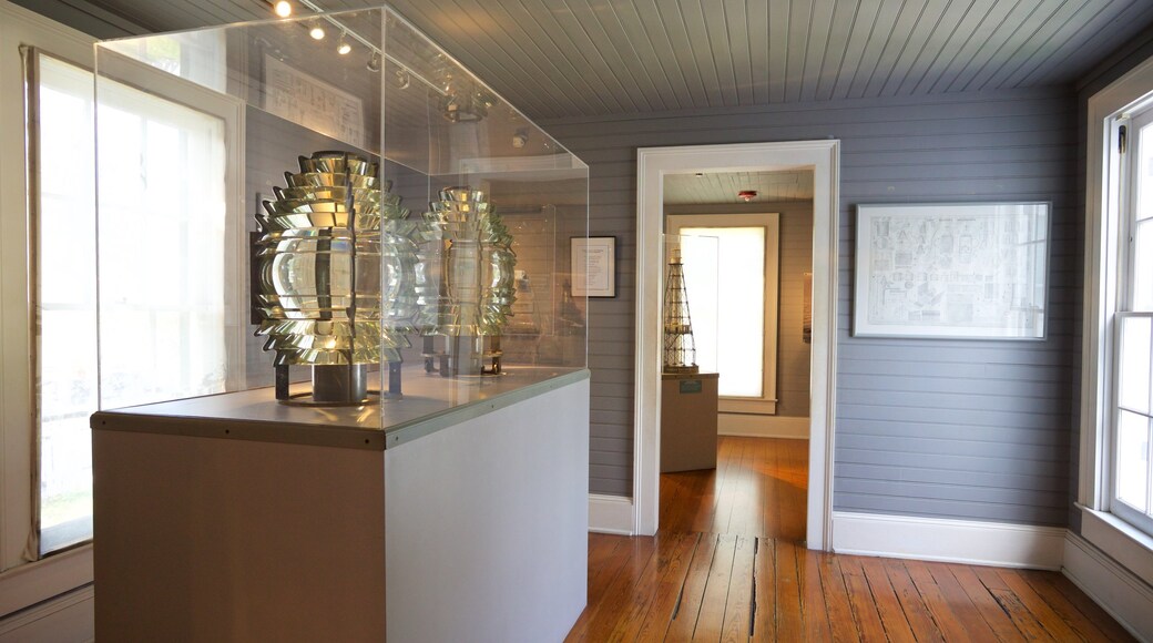 Key West Lighthouse and Keeper\'s Quarters Museum featuring interior views