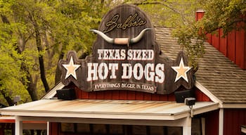 Six Flags Over Texas เนื้อเรื่องที่ ป้าย