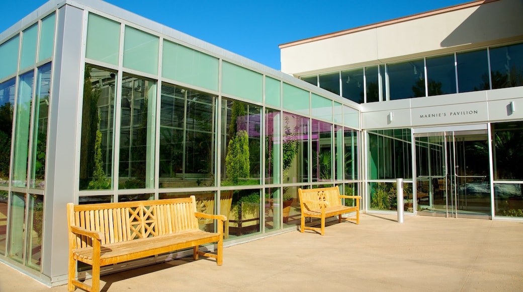 Denver Botanic Gardens which includes modern architecture