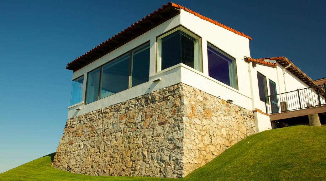 Wrigley Mansion showing a house