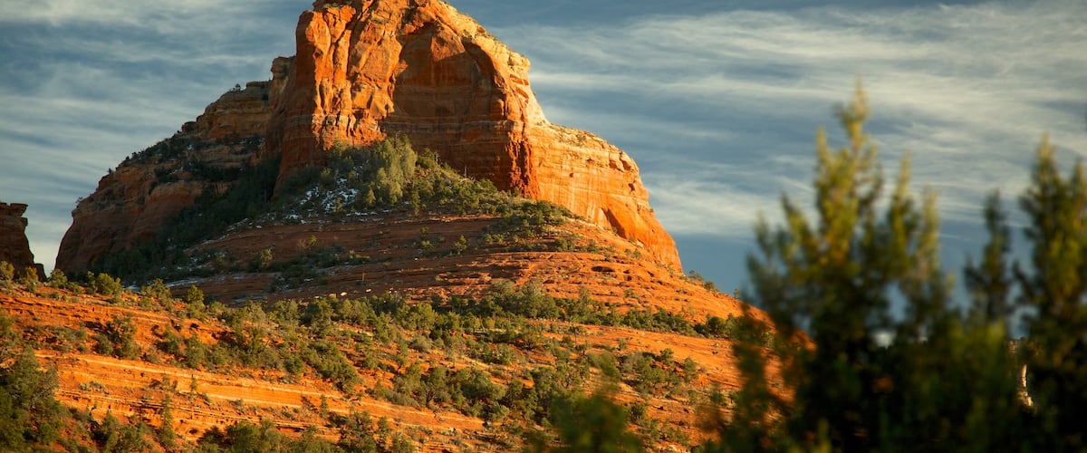 Sedona which includes mountains and landscape views