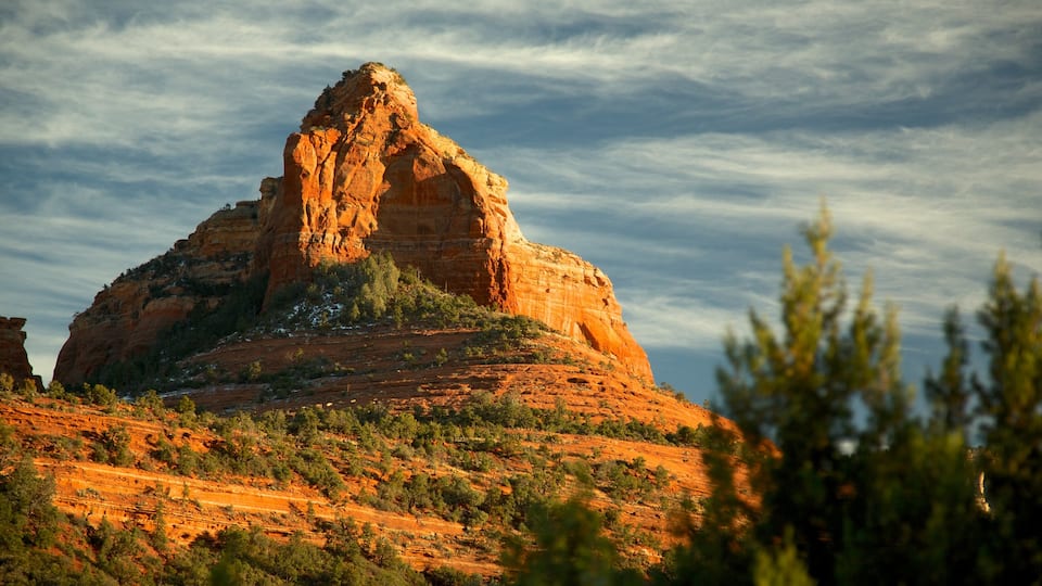 Sedona caratteristiche di vista del paesaggio e montagna