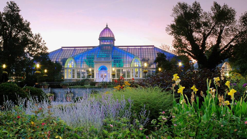 Columbus trong đó bao gồm hoàng hôn và công viên