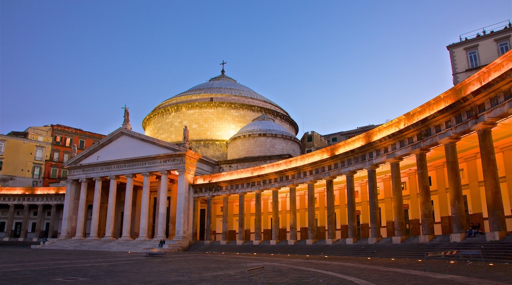 San Francesco di Paola which includes a church or cathedral, a sunset and heritage architecture