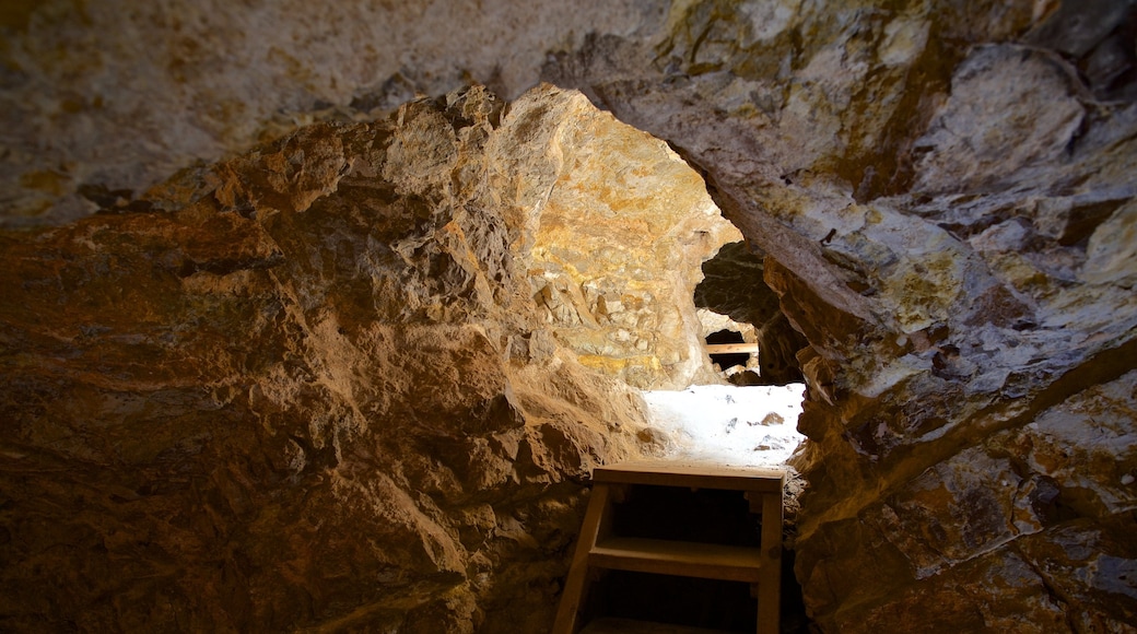 Necropolis del Puig des Molins showing interior views and heritage elements