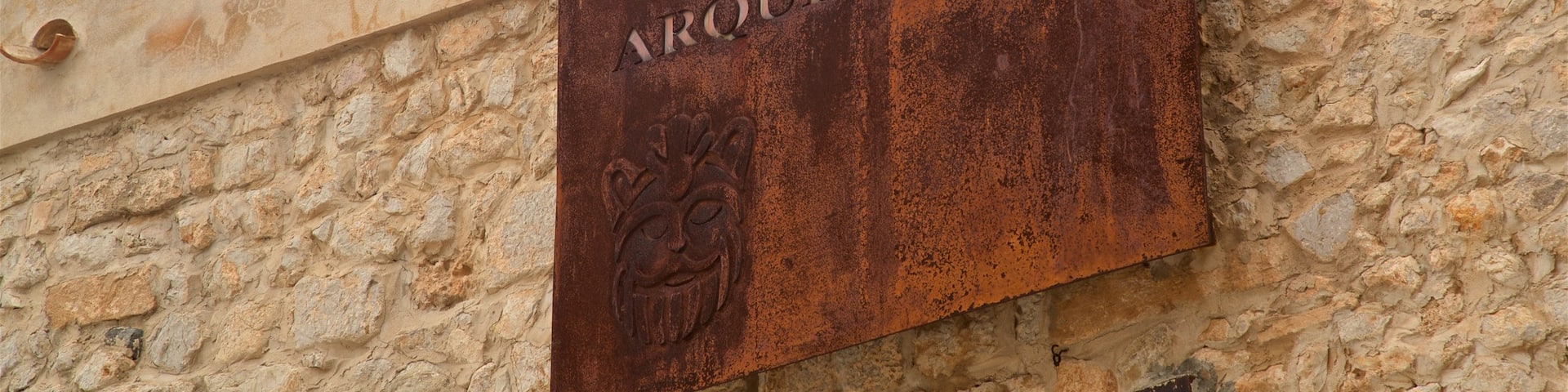 Archaeological Museum of Ibiza which includes signage
