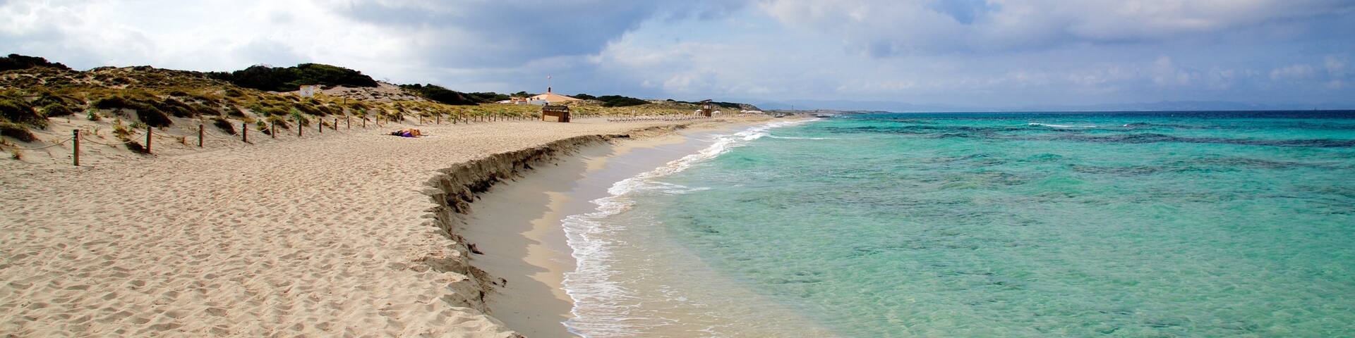Llevant Beach featuring general coastal views and a sandy beach