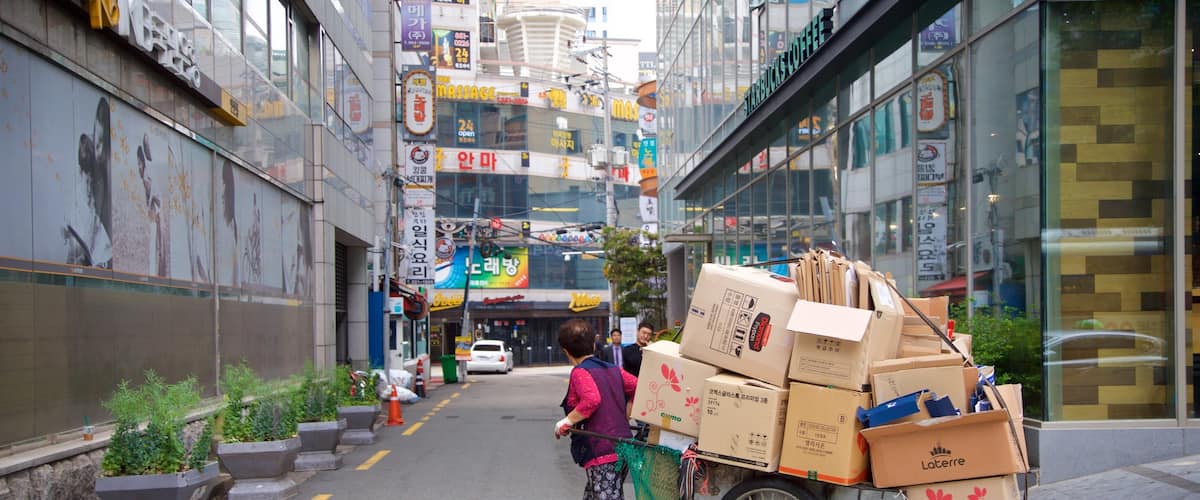 Yeonsan which includes street scenes as well as an individual femail