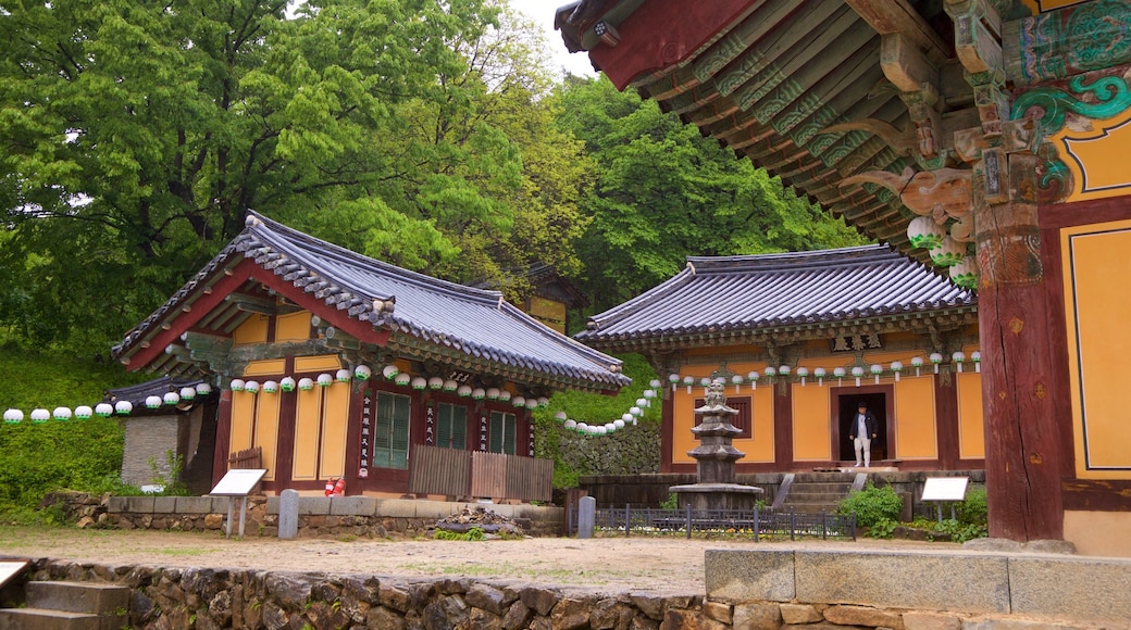 Bongjeongsa Temple showing heritage elements and a temple or place of worship