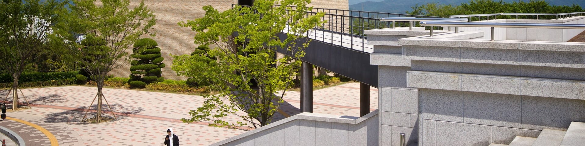 Busan University of Foreign Studies featuring modern architecture