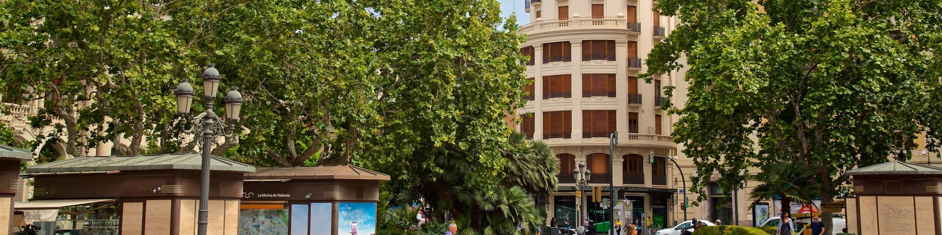 Plaza del Ayuntamiento which includes heritage elements