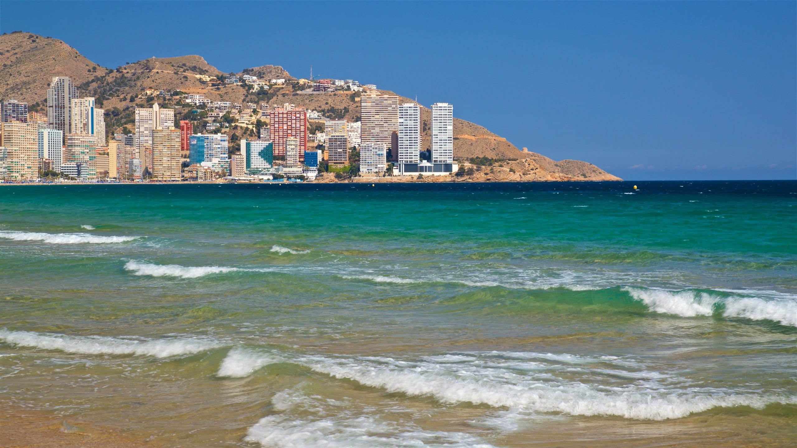 Levante Beach showing general coastal views