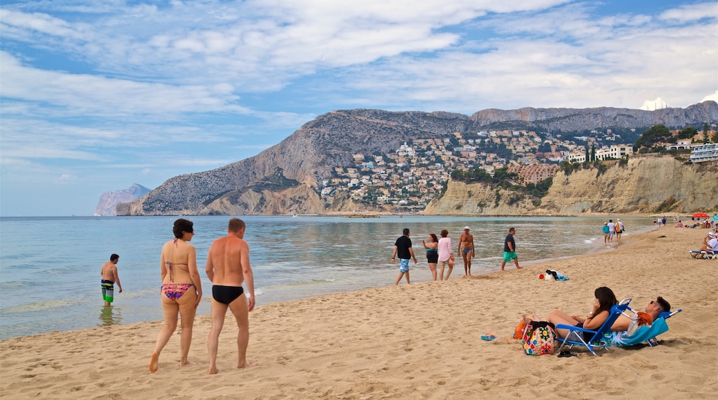 Arenal-Bol Beach featuring a beach and general coastal views as well as a couple