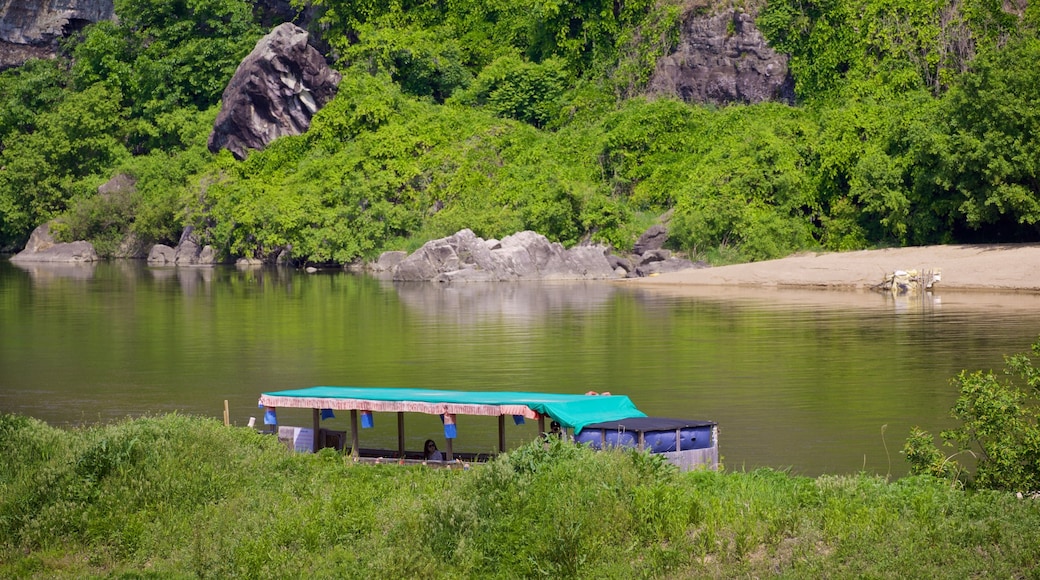 Buyongdae Cliff showing a river or creek