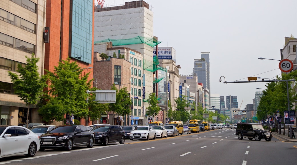 Apgujeong Rodeo Street showing a city